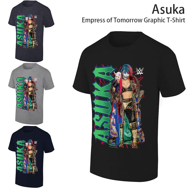 4色展開 ASUKAモデル 海外取寄 WWE Tシャツ EMPRESS OF TOMMOROW