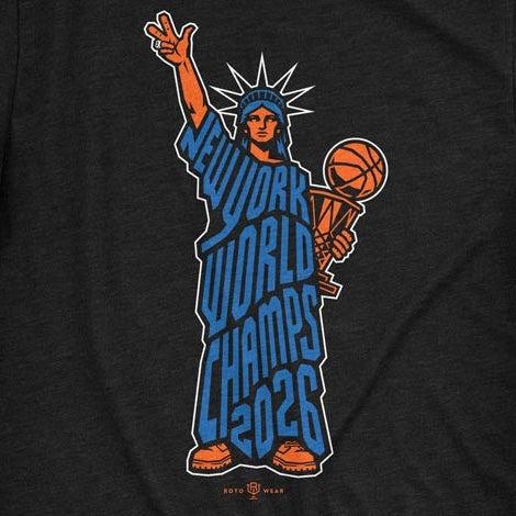 53年振りNBAファイナル優勝 海外取寄 ニューヨーク ニックス Tシャツ