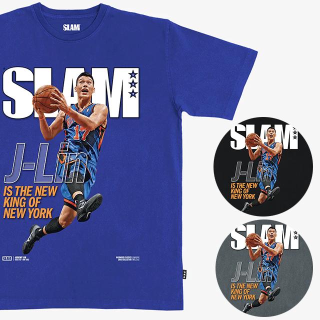 ジェレミー リンモデル スラム ニューヨーク ニックス Tシャツ 海外取