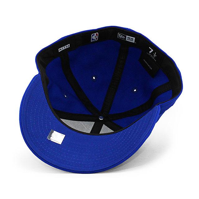 KITHコラボ ニューエラ キャップ 59FIFTY ニューヨーク ニックス NBA KITH × NIKE FOR NEW YORK KNICKS  LOW-CROWN FITTED CAP LP RYL BLUE NEW ERA