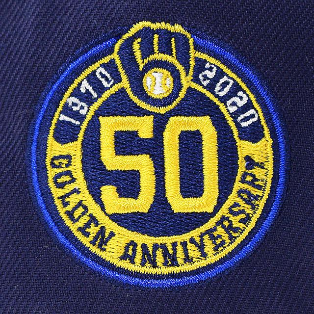 59FIFTY ニューエラ キャップ ミルウォーキー ブルワーズ MLB 50TH
