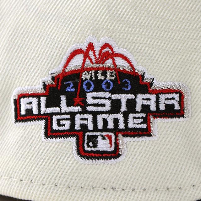 ニューエラ キャップ 9FORTY シカゴ ホワイトソックス MLB 2003 ALL STAR GAME GREY BOTTOM A-FRAME SNAPBACK CAP CREAM NEW ERA CHICAGO WHITE SOX｜amazingstore｜06