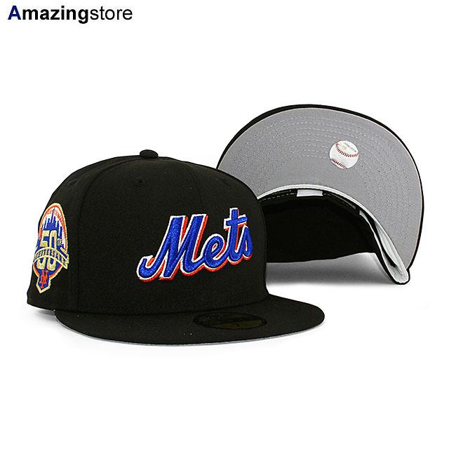 ニューエラ キャップ 59FIFTY ニューヨーク メッツ MLB JERSEY 50TH ANNIVERSARY GREY BOTTOM  FITTED CAP BLACK NEW ERA NEW YORK METS : ts70660942 : Amazingstore - 通販 - 