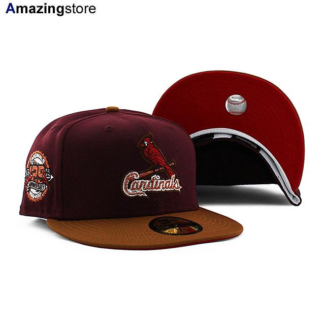 ニューエラ キャップ 59FIFTY セントルイス カージナルス MLB 125TH ANNIVERSARY RED BOTTOM FITTED  CAP MERLOT COPPER NEW ERA ST.LOUIS CARDINALS :ts70702204:Amazingstore - 通販  -