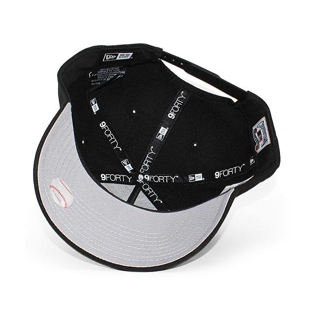 NEWERA LA ドジャース キャップ 9FORTY グレー ブラック 限定 グレー 黒 ドジャース ニューエラ キャップ LA 限定 9FORTY 60周年