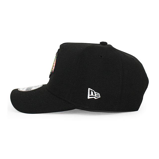9FORTY EU限定 ニューエラ キャップ スナップバック シカゴ ブラック