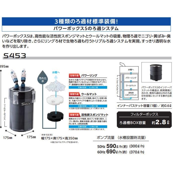 コトブキ パワーボックスS605 適応水槽60cm : アマゾネスヤフー コトブキ パワーボックスS605 適応水槽60cm : アマゾネスヤフー