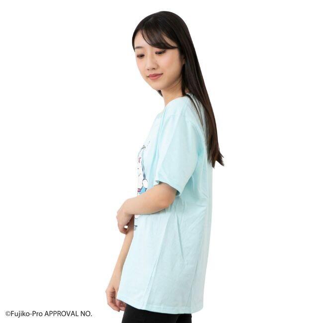 ドラえもん Tシャツ 半袖 メンズ レディース ティーシャツ キャラクター グッズ I'm Doraemon タケコプターを付けた全身のドラえもん A柄｜amazutsumi｜06