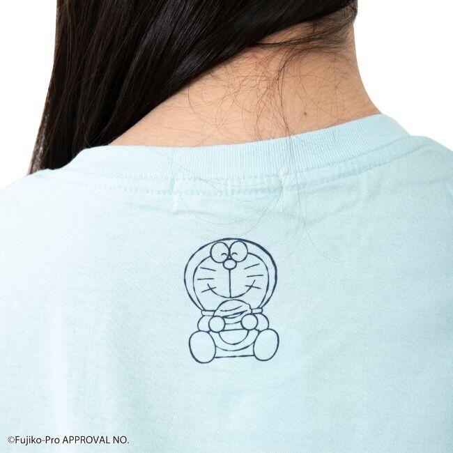 ドラえもん Tシャツ 半袖 メンズ レディース ティーシャツ キャラクター グッズ I'm Doraemon タケコプターを付けた全身のドラえもん A柄｜amazutsumi｜08