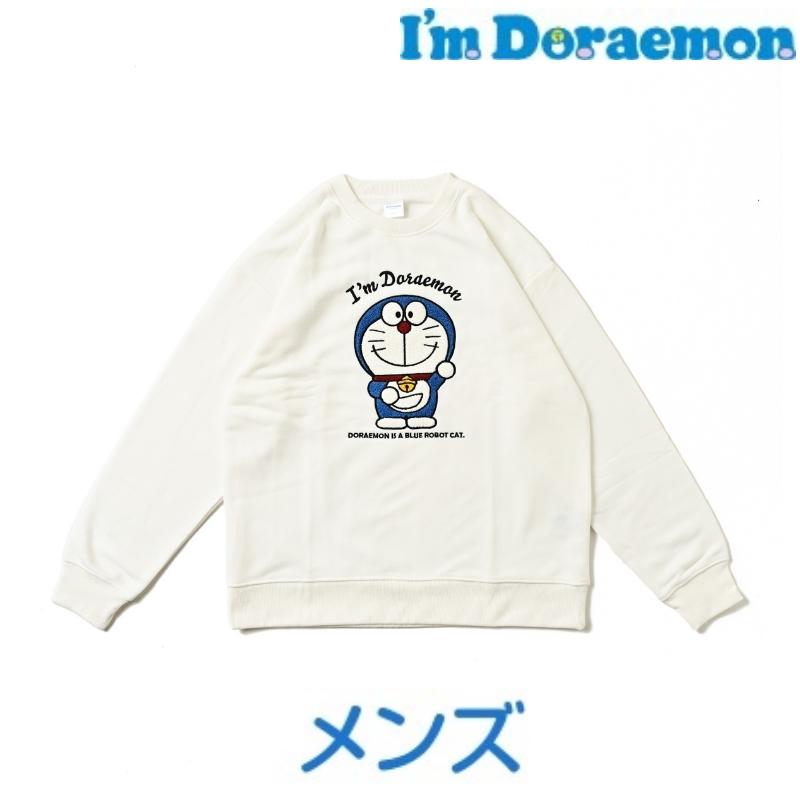 sanrio（サンリオ） ドラえもん 裏起毛 スウェット トレーナー メンズ