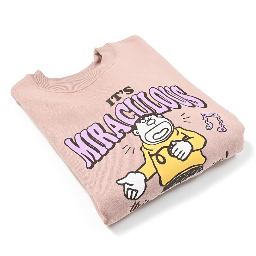 sanrio（サンリオ） ドラえもん レディース 裏起毛トレーナー クルー