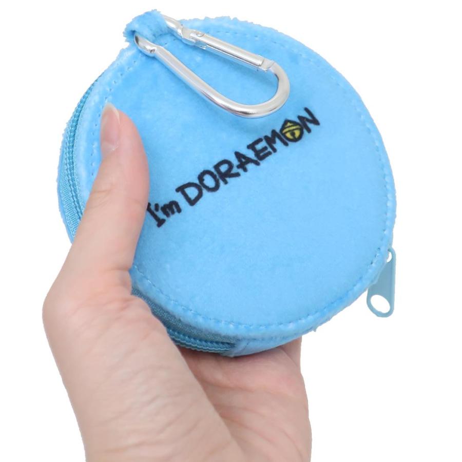 ドラえもん カラビナ付き丸型ポーチ I'mDoraemon 小物入れ