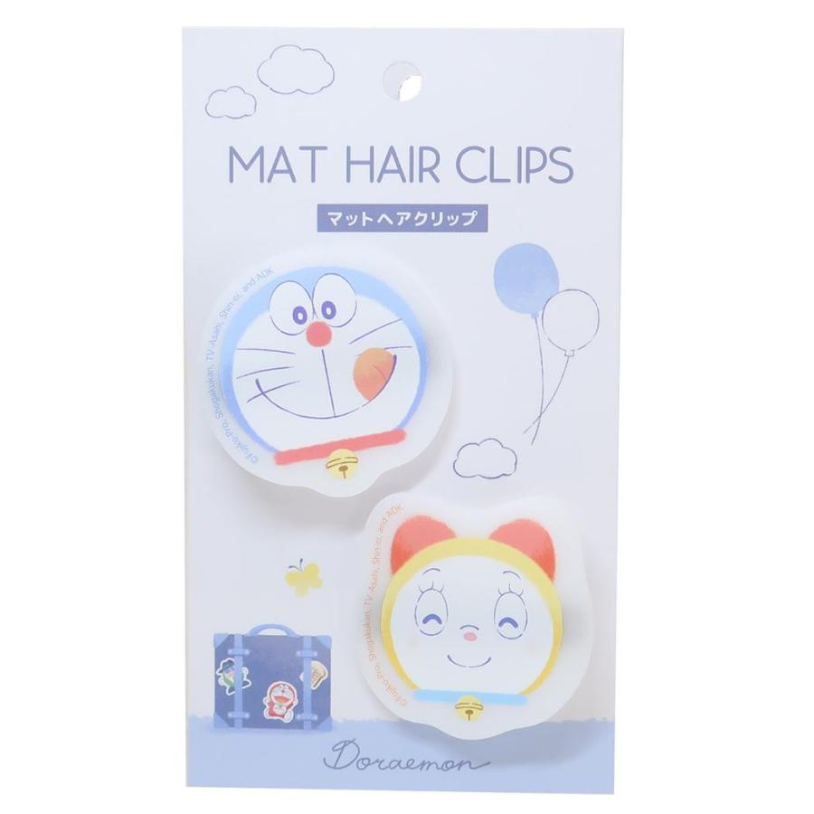 ドラえもん グッズ マットヘアクリップ 髪留め Doraemon happiness