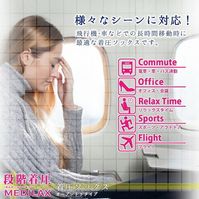 MEDILAX 着圧ソックス 靴下 日本製 メディラックス レディース 女性用