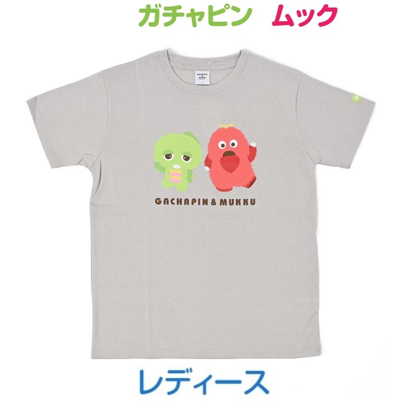 ガチャピン・ムック Tシャツ 半袖 レディース 女性 ガチャムク