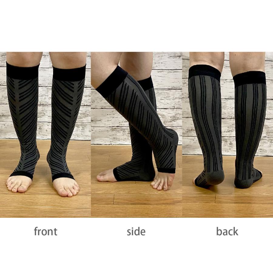 段階着圧ハイソックス MEDILAX メディラックス 足楽バージョン 弱着圧