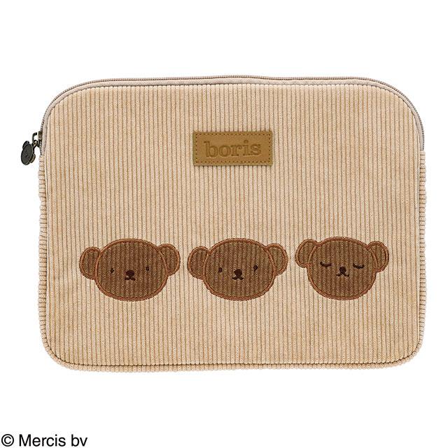 ミッフィー ディック・ブルーナ タブレットケース miffy boris ルーク ボリス モバイルPC コーデュロイ キャラクター グッズ