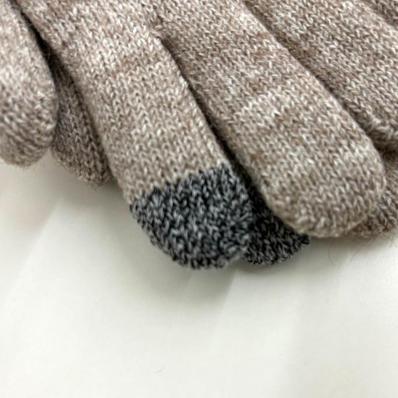 PEANUTS スヌーピー 手袋 ふわもこ ニット レディース あったか2重