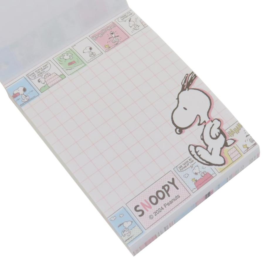 PEANUTS スヌーピー メモ帳 ミニメモ 100枚 SNOOPY PEANUTS Comic red