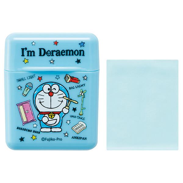 ドラえもん 紙せっけん 50枚入  I'm Doraemon ひみつ道具 ハンドソープ 手洗い 石鹸 携帯用 ケース入り｜amazutsumi