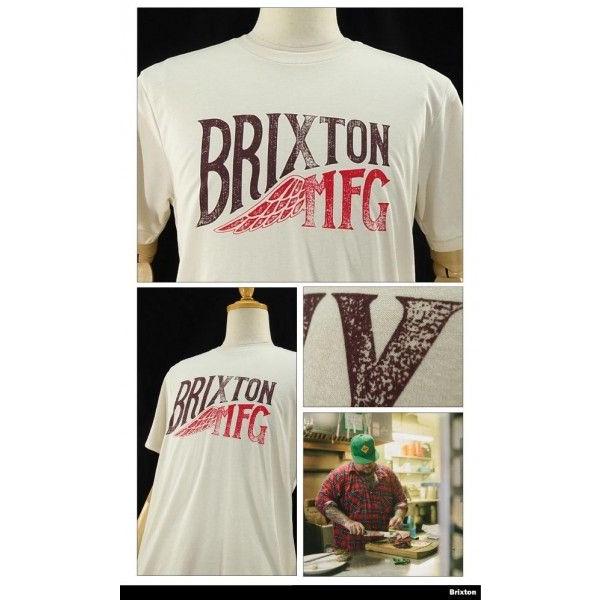 ブリクストン コベントリー S/S プレミアム フィット Tシャツ クリーム (Brixton COVENTRY S/S PREMIUM FIT TEE) 【閉店・売り切り】｜amb1｜03