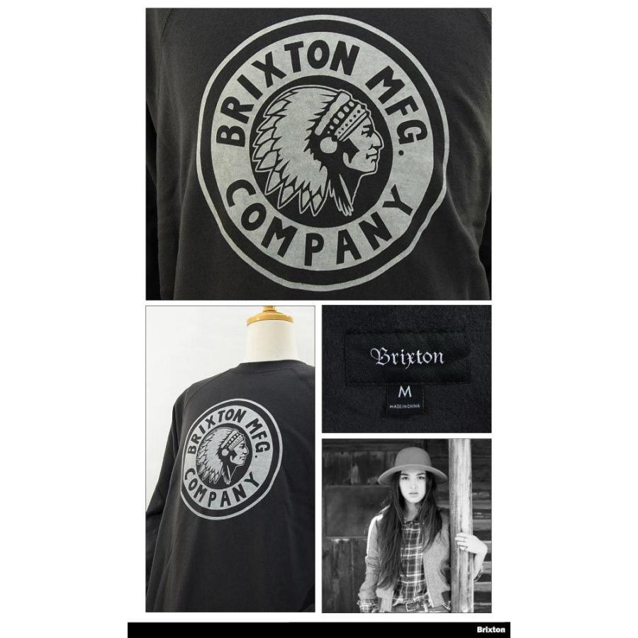 ブリクストン ライバル クルー フリース ウォッシュドブラック クルーネックトレーナー (BRIXTON RIVAL CREW FLEECE) 【閉店・売り切り】｜amb1｜03