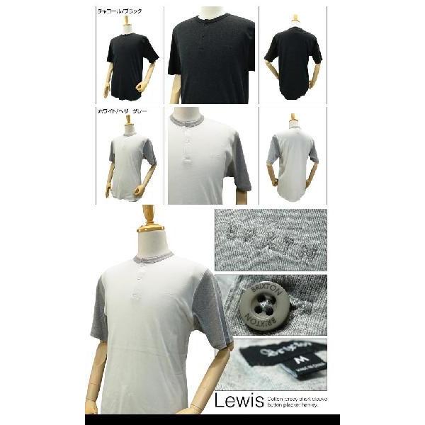 ブリクストン ルイス ヘンリーネック Tシャツ (Brixton LEWIS HENLEY NECK TEE) 【閉店・売り切り】｜amb1｜03