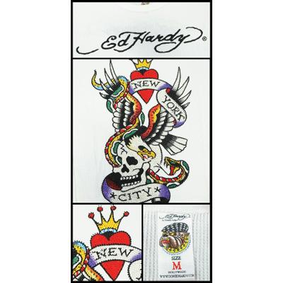 エド ハーディー メンズ プラチナサーマル ニューヨークシティー ホワイト (NEW YORK CITY ED HARDY) 【閉店・売り切り】｜amb1｜02