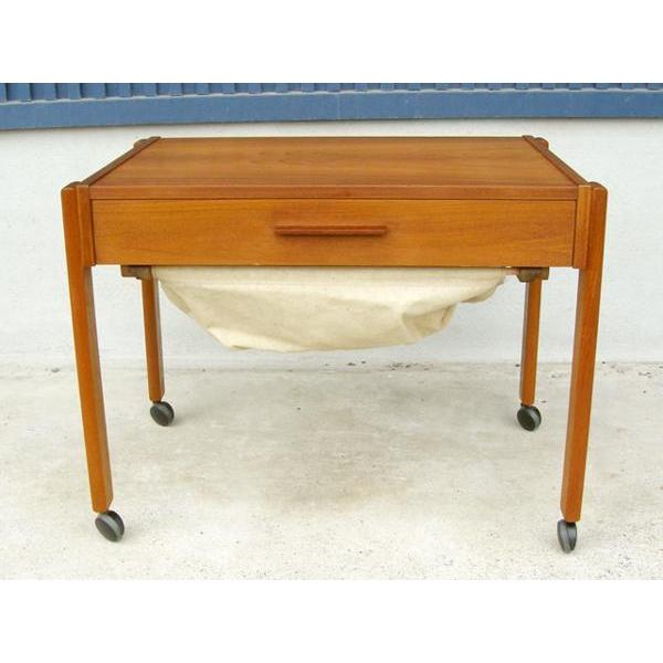 北欧ビンテージ ソーイングテーブル ft0418