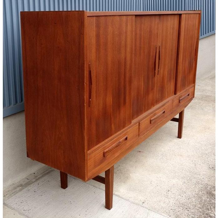 北欧ビンテージ木製サイドボード リビングキャビネット ft0633