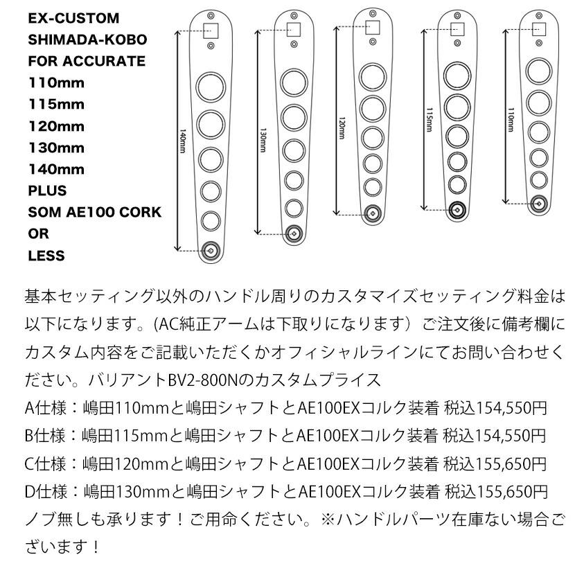 アキュレート バリアント VALIANT BV2-800N AJ特注ガンメタル アキュレート バリアント VALIANT BV2-800N AJ特注ガンメタル