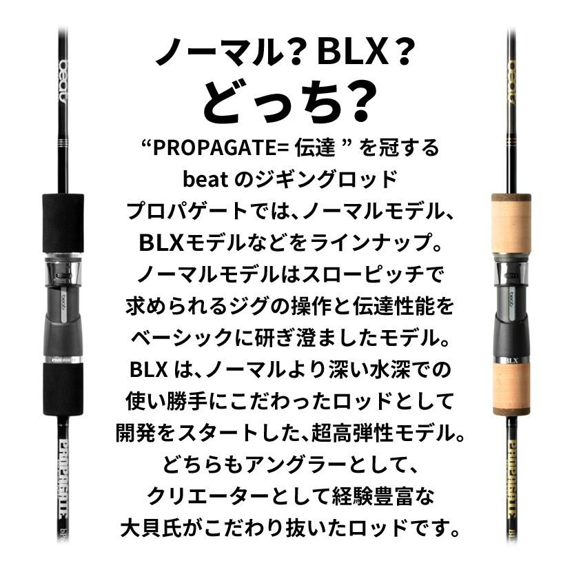 ビート beat 同時購入不可 プロパゲート エキスパートロングフォール #2 BLF702-2 PROPAGATE EXPART 7.2ft  2.18m ジギングロッド さお