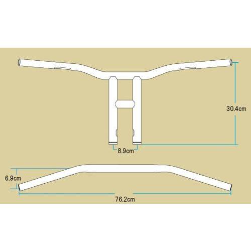 TYSON XL ハンドルバー ブラック/12インチ_16