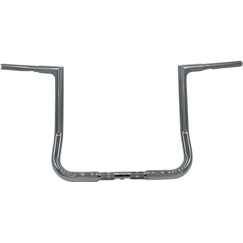 1-1/4インチ EZ INSTALL FLAT TOP ハンドルバー:クローム/14インチ/1986〜24年FLHT/C/U/K、FLHX/XX