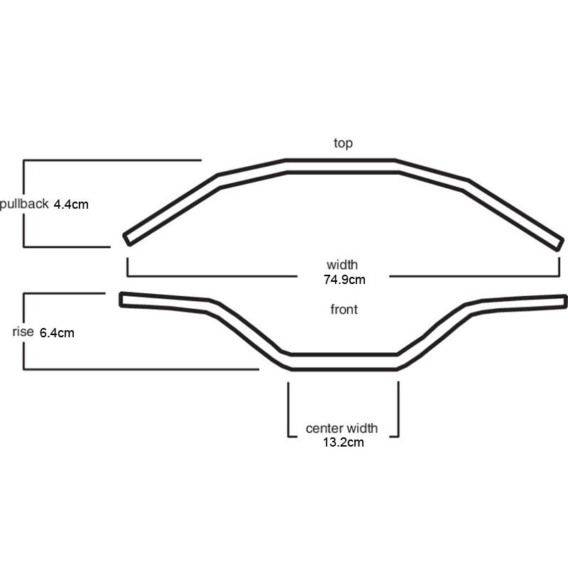 MOTO LOW 2.0 ハンドルバー:グロスブラック_2
