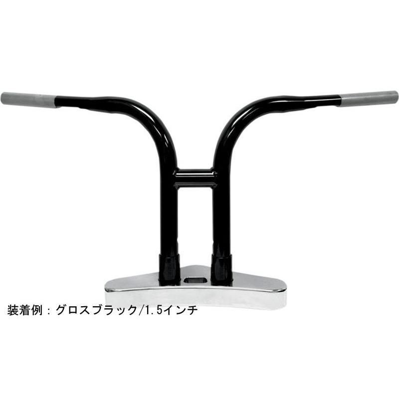 ハーレー　1インチ　ハンドル　黒　高さ Harley Davidson（ハーレー・ダビッドソン） 1インチ ハンドルバー