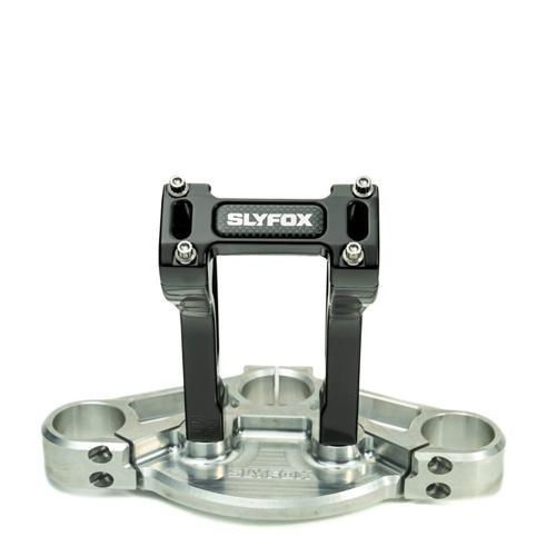 SLYFOX 1-1/8インチ ライザー プルバック ブラック 高さ6インチ（約15.2cm） 1-1/8インチハンドルの画像