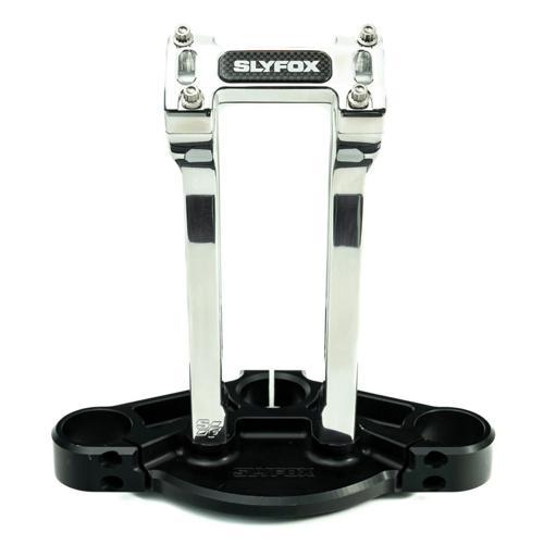 SLYFOX 1-1/8インチ ライザー プルバック アルミ 高さ10インチ（約25.4cm） 1-1/8インチハンドルの画像