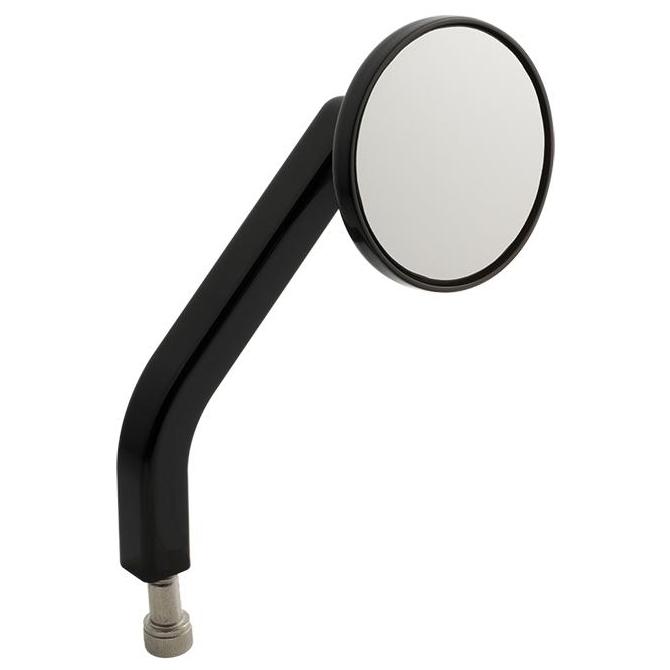 NO.2 OE 2-1/4 ROUND ミラー：右側/ブラック ◆ハーレー◆