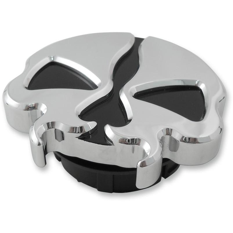 SPLIT SKULL ダミーガスキャップ:クローム/1996〜25年モデルのタンク