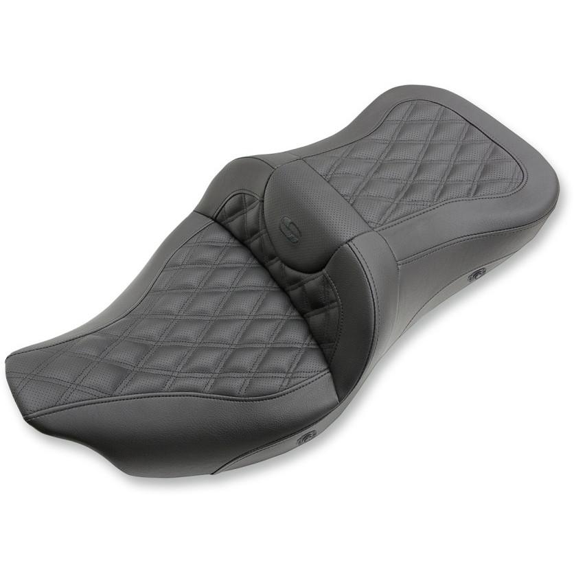 EXTENDED REACH ROADSOFA LS シート ヒーター機能付き ブラックステッチ 2008〜25年ツーリングモデル（但し一部モデルを除く）