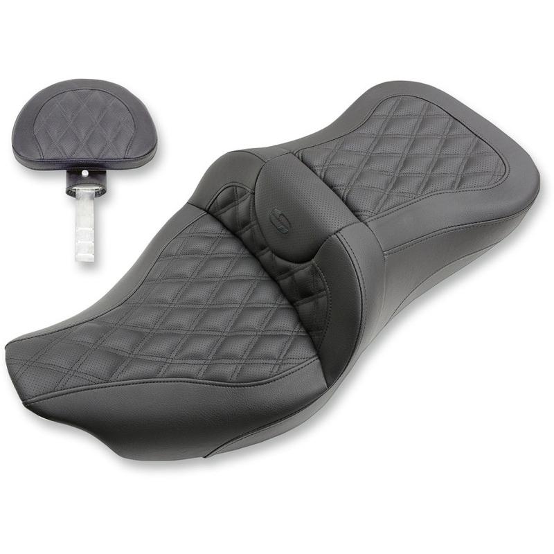 EXTENDED REACH ROADSOFA LS バックレスト シート ブラックステッチ 2008〜25年ツーリングモデル（但し一部モデルを除く）