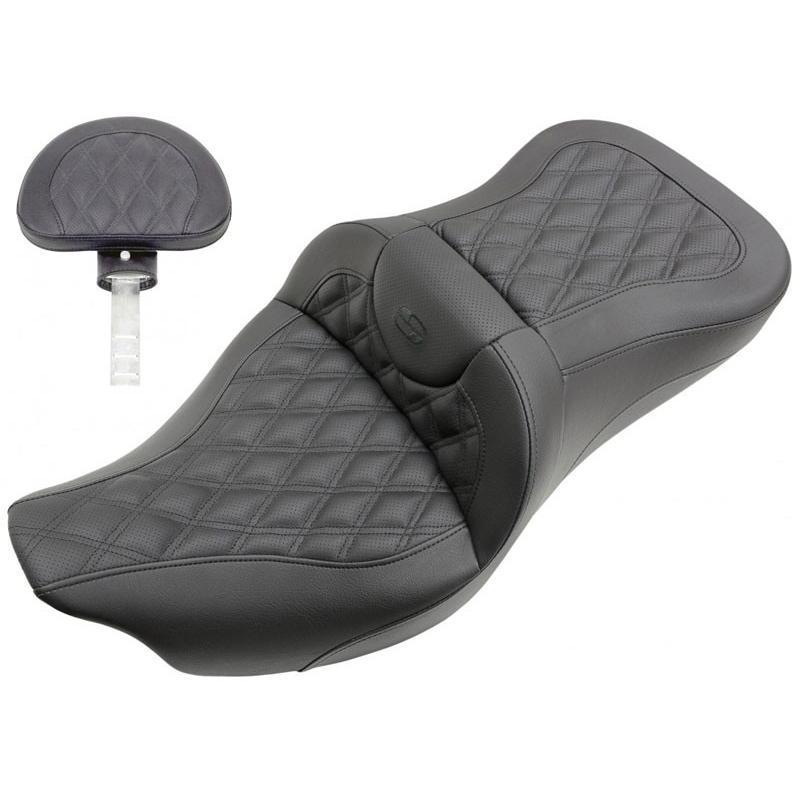 ROADSOFA LS シート トライグライドモデル用 ヒーター機能無し/バックレスト有り 2009〜25年FLHTCUTG/SE