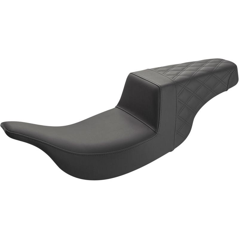 STEP-UP REAR LS シート:1997〜07年FLHT、FLTR/ブラック