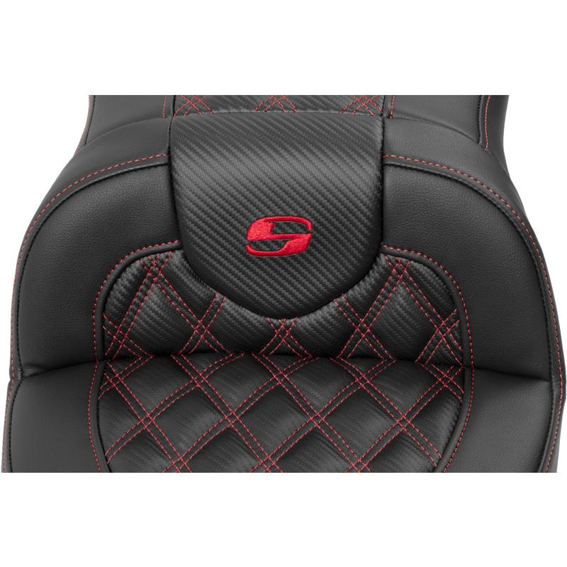 ROADSOFA CF LS シート レッドステッチ 2023年以降FLHXSE、FLTRXSE、2024年以降FLHX/U、FLTRX/STSE_2