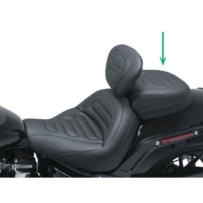 MAX PROFILE SOLO バックレスト付 ツーリングシート用 パッセンジャーシート:トラペゾイドステッチ/2018年以降FXFB