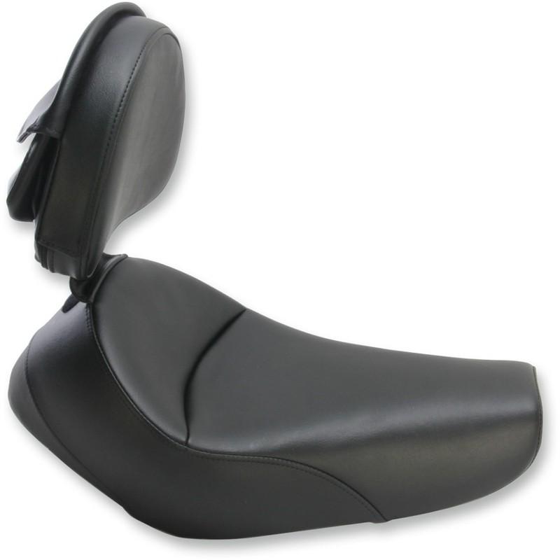 HEELS DOWN ソロシート バックレスト付き:2004〜22年スポーツスター12.5Lタンク