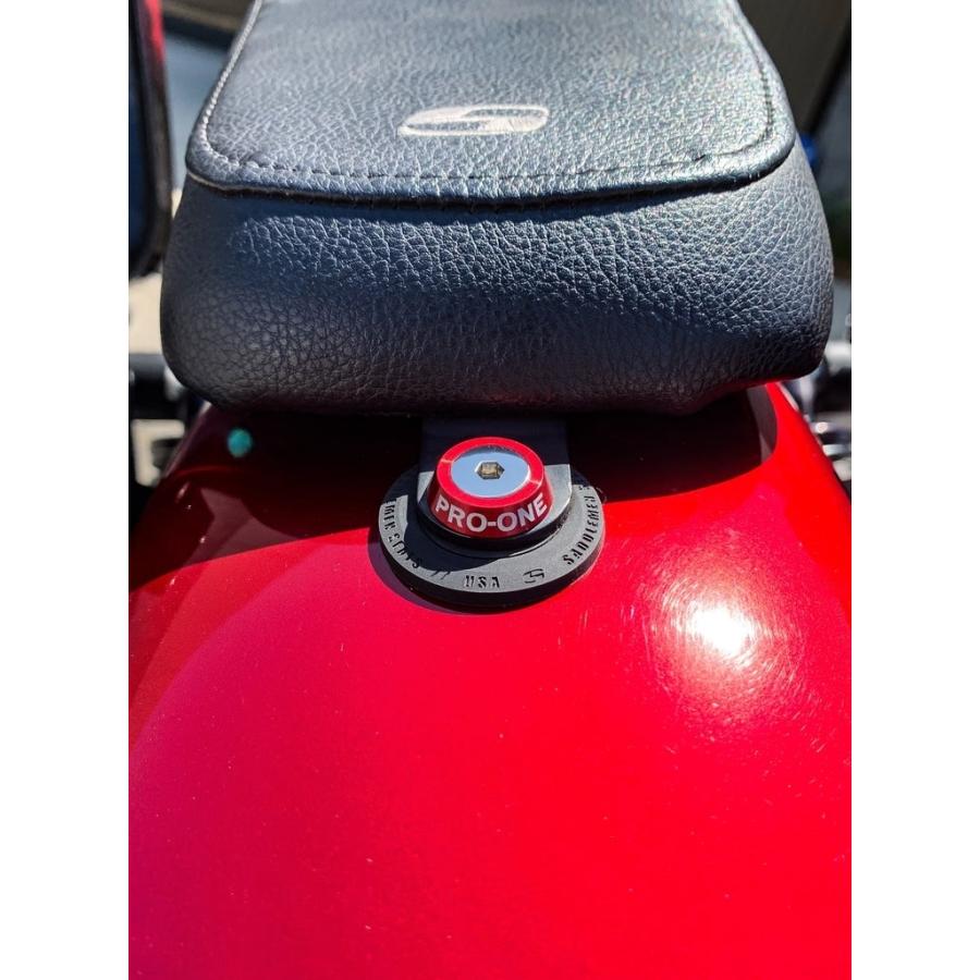 PRO-ONE LOGO シートボルト：レッド | Harley Davidson | 02