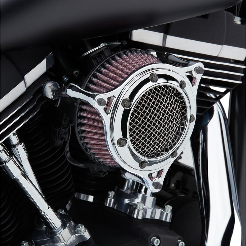 RPT エアーインテーク クローム:2017〜25年ツーリング、トライク