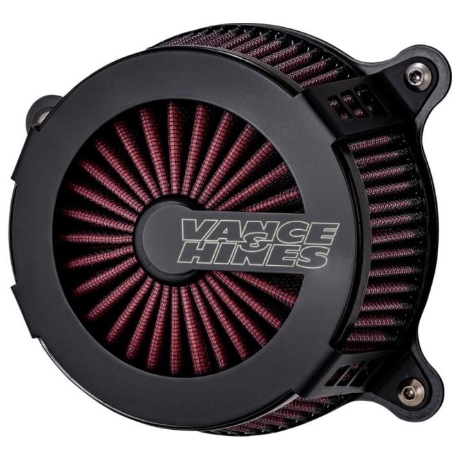 VO2 CAGE FIGHTER エアクリーナー ブラック:2016〜17年FXDLS、ソフテイル、2008〜16年ツーリング